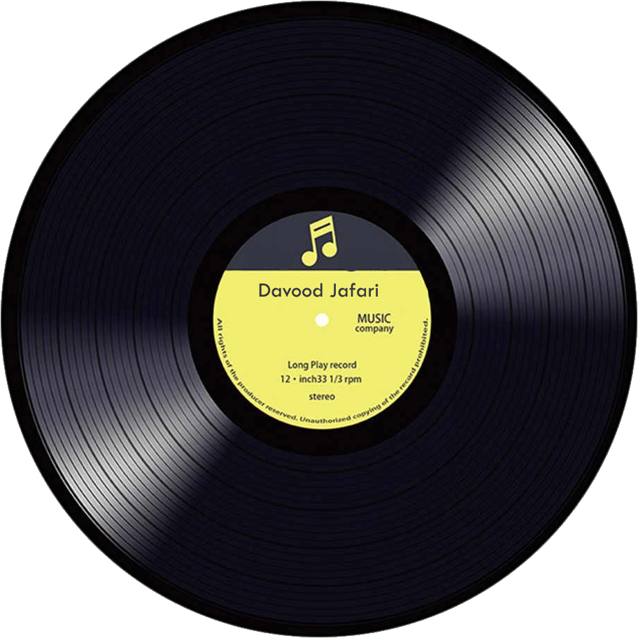 it is the picture of vinyl on the left corner of page. It is
rotating as if a music beat is played